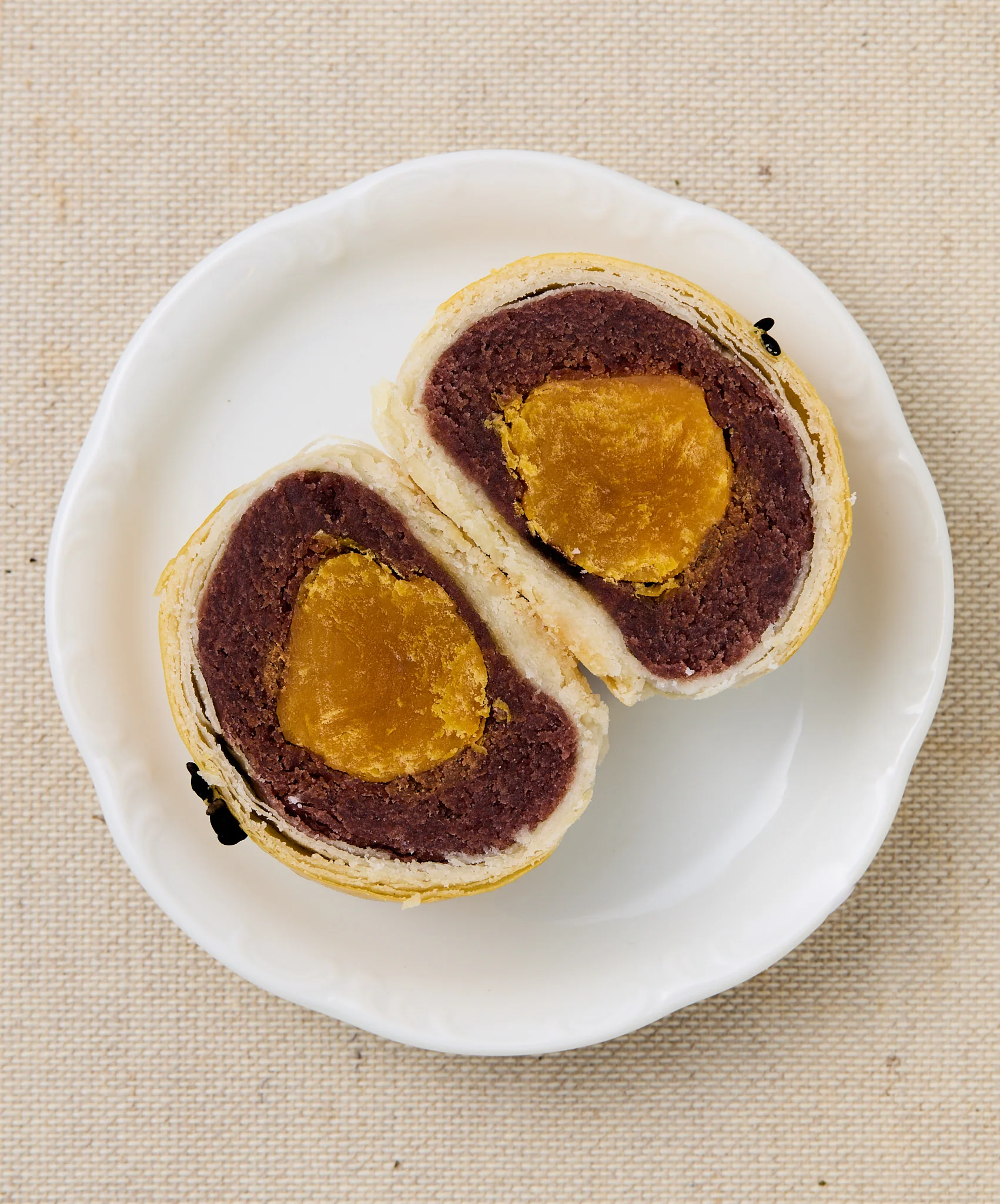 Red Bean Mooncake with Yolk - Image 3